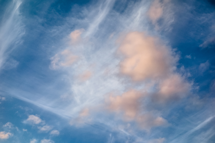 cloud clouds sky zephyr skyscape dawn blue atmosphere strata water-vapor breeze float floating float motion soft warm cotton glow